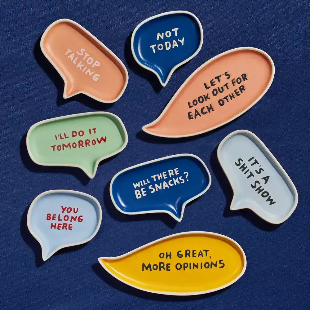 Image of Speech Bubble Mini Dishes