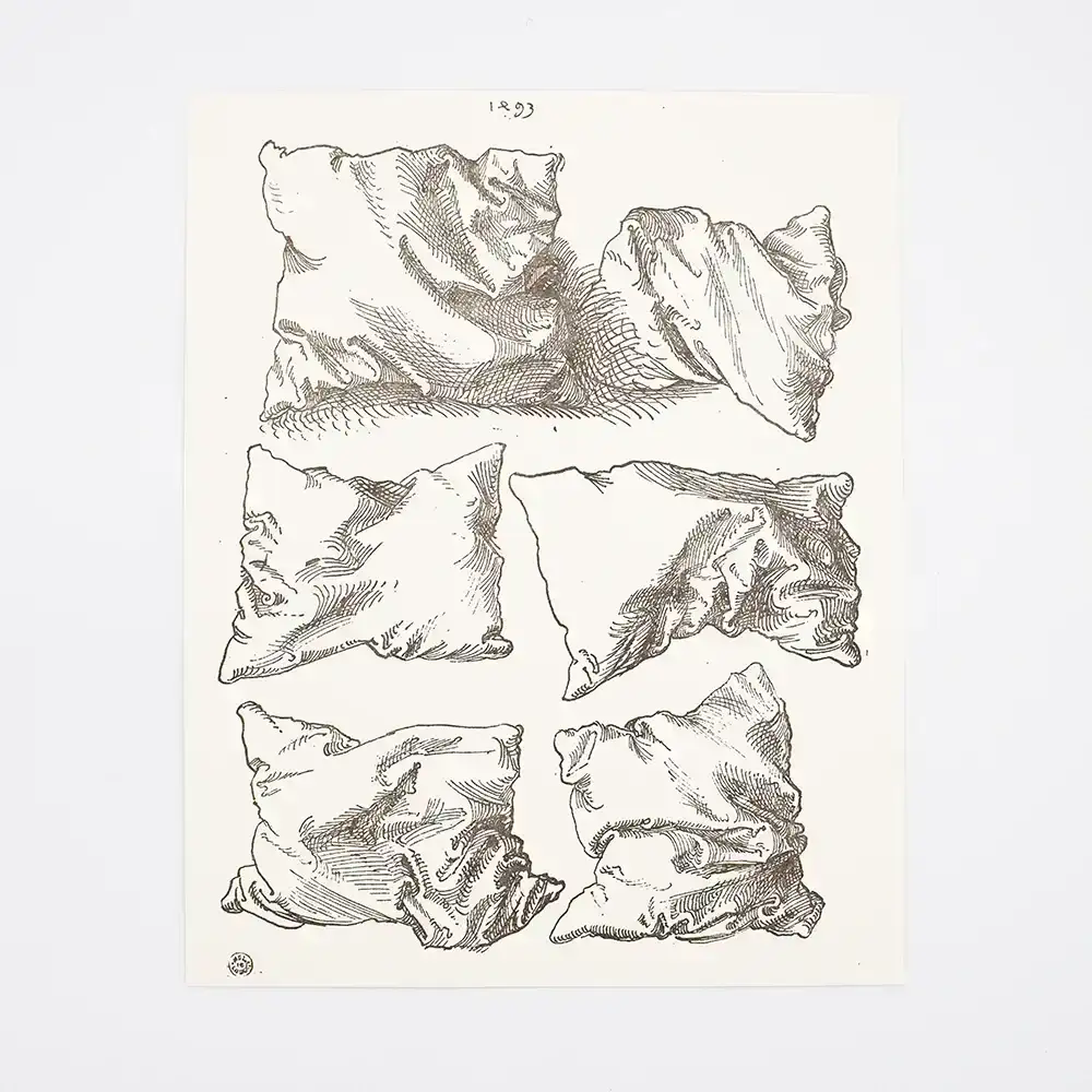 Image of Six Studies of Pillows Letterpress