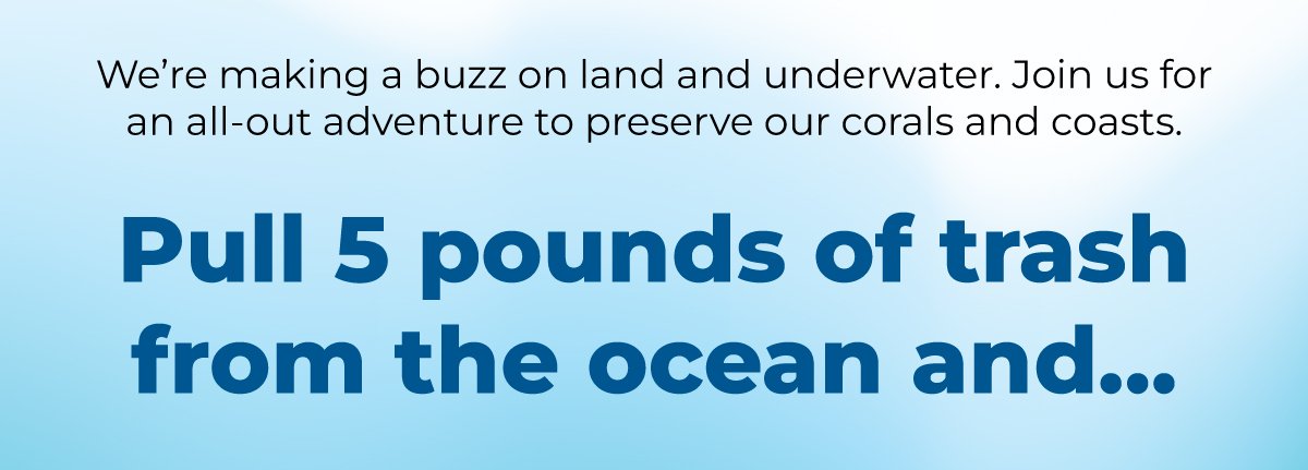 Shop to pull 5 pounds of trash from the ocean.