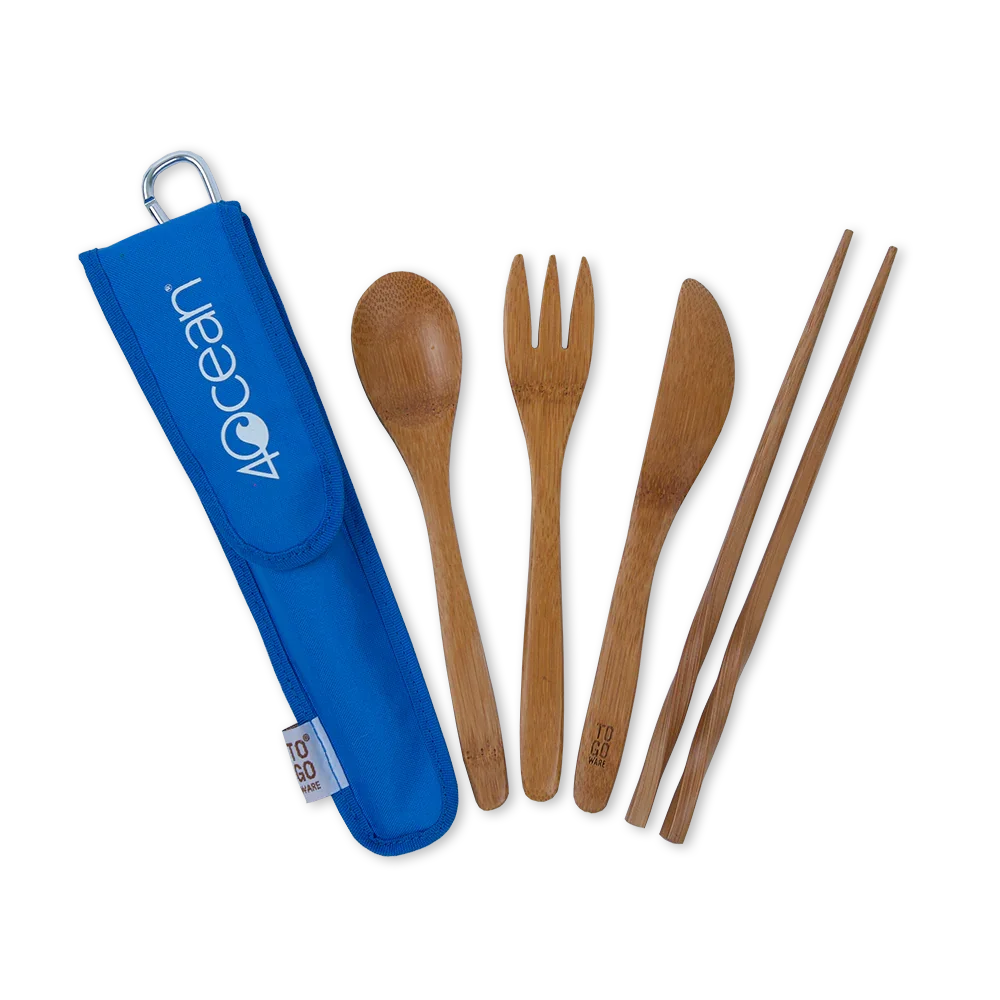 Image of 4ocean x To-Go Ware Bamboo Utensil Set