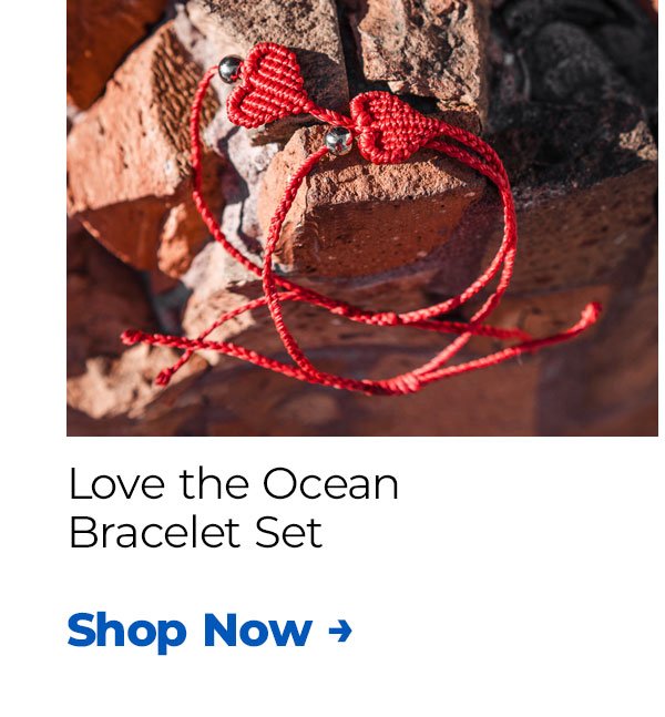 love the ocean bracelet set