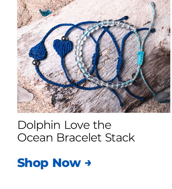 Dolphin Love the Ocean Bracelet Stack