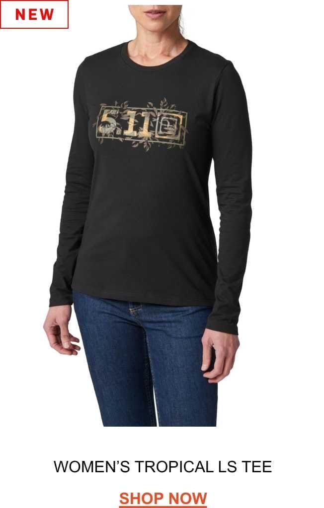 WOMEN'S TROPICAL LOCKUP LONG SLEEVE TEE