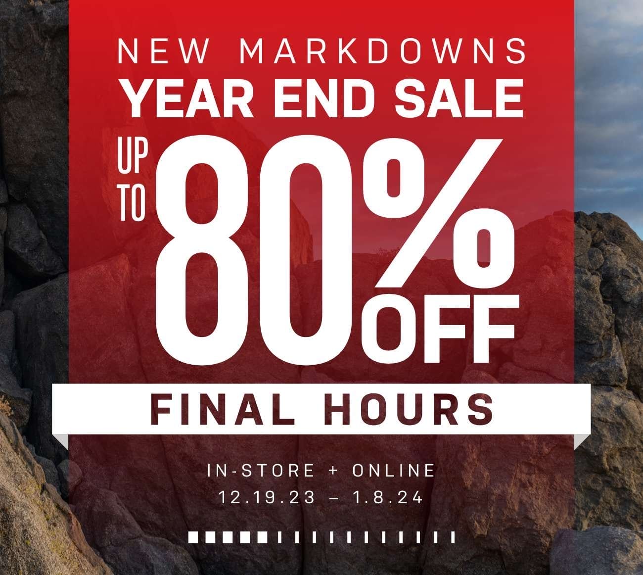 Year End Sale Final Hours