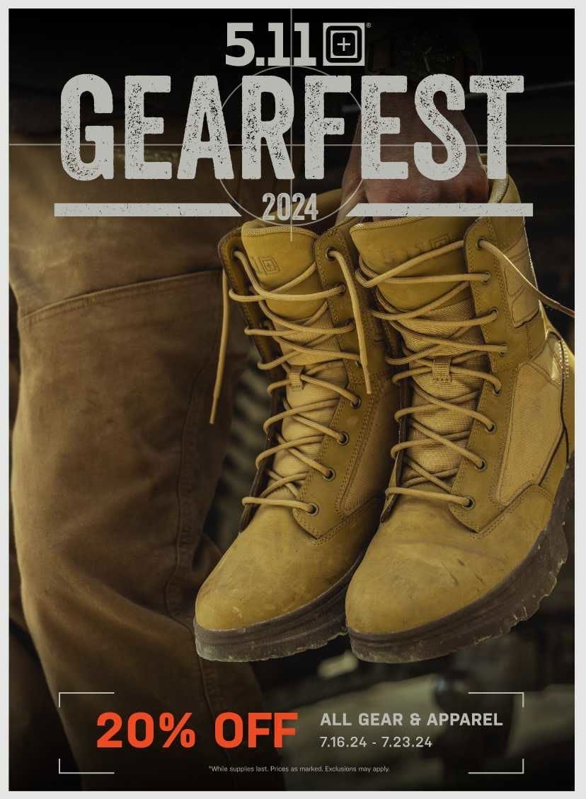 5.11 GEARFEST: FOOTWEAR