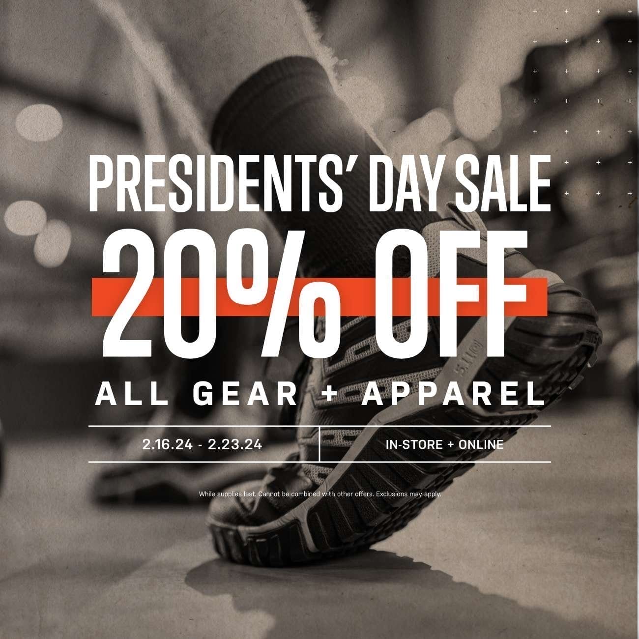 Shop Presidents' Day Sale