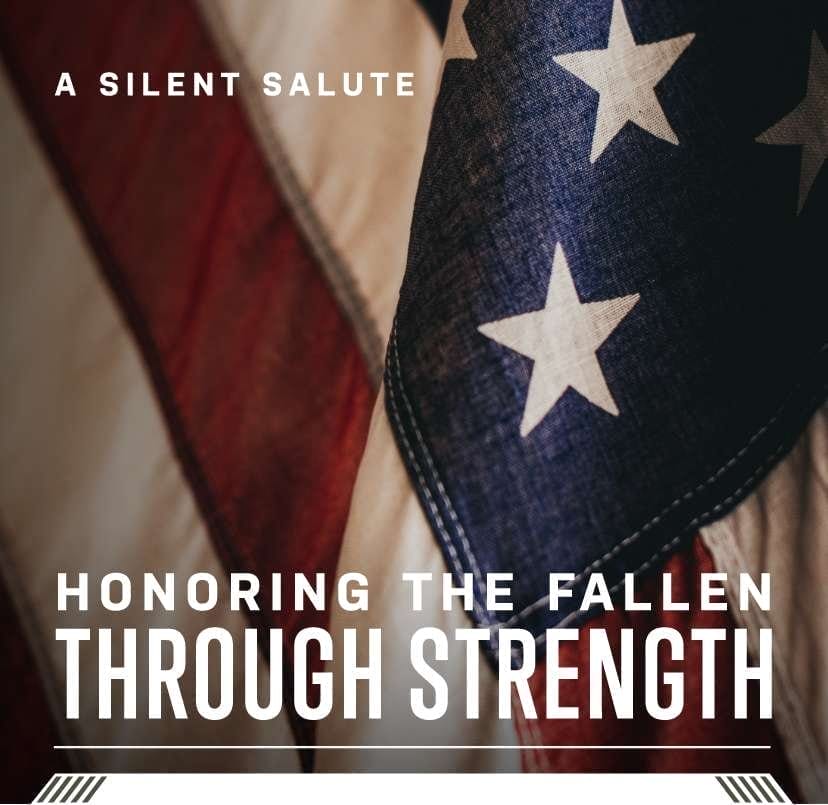 A silent salute: Honoring the fallen through strength