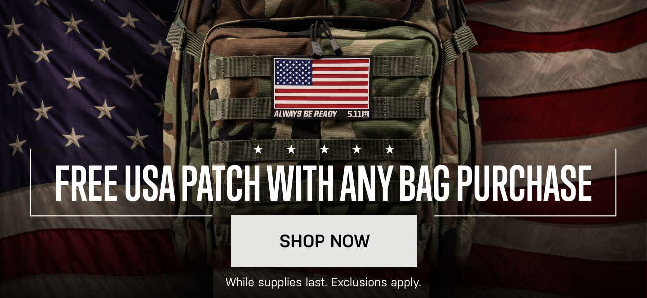 Free USA Patch With Any Bag Purchase