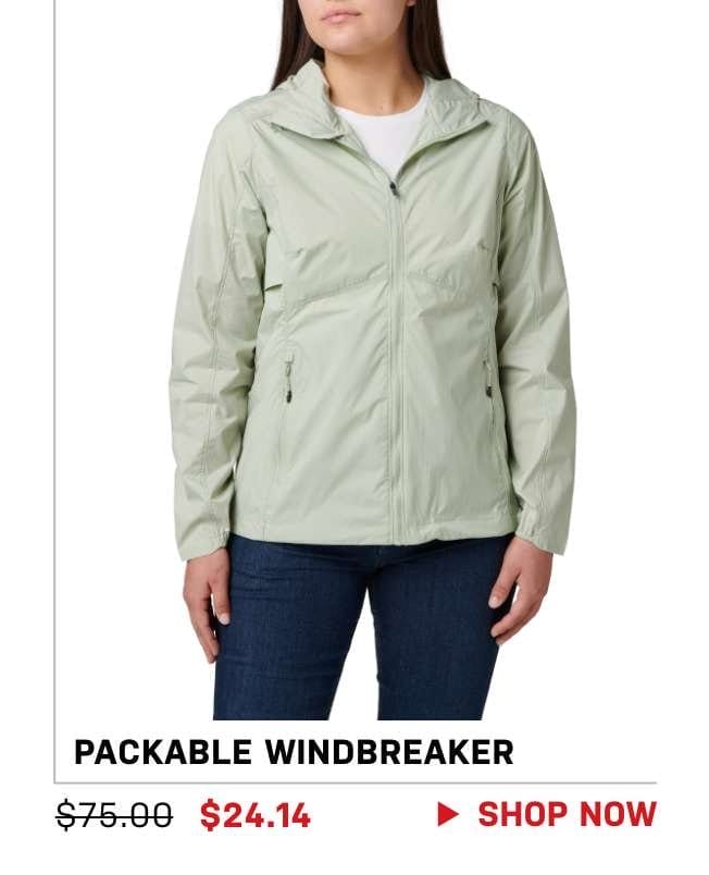 Packable Windbreaker women