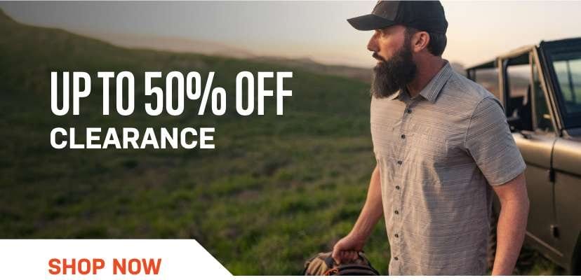 Up to 50% off clearance