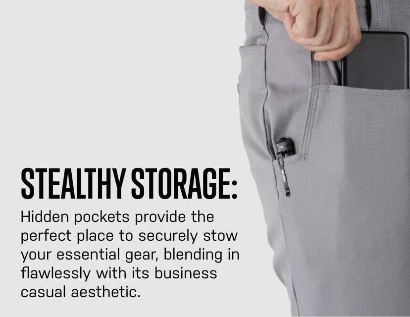 Stealthy Storage: Shop Edge Chino 2.0