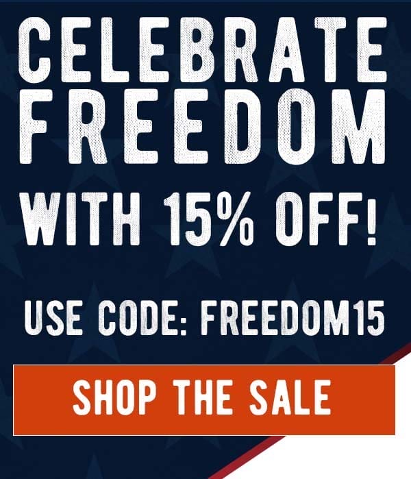 Save 15% off