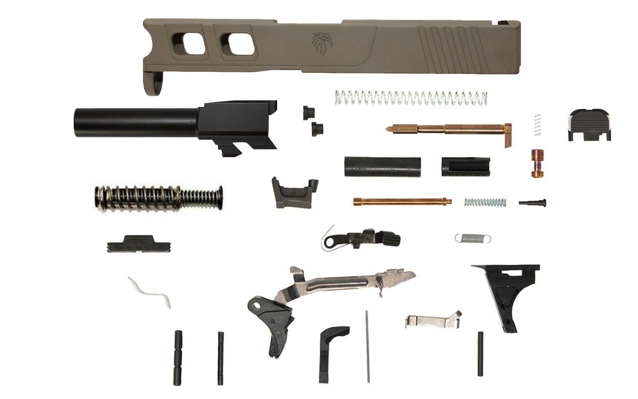 Image of Glock® 43 Compatible Pistol Build Kit w/ FDE Elite Slide