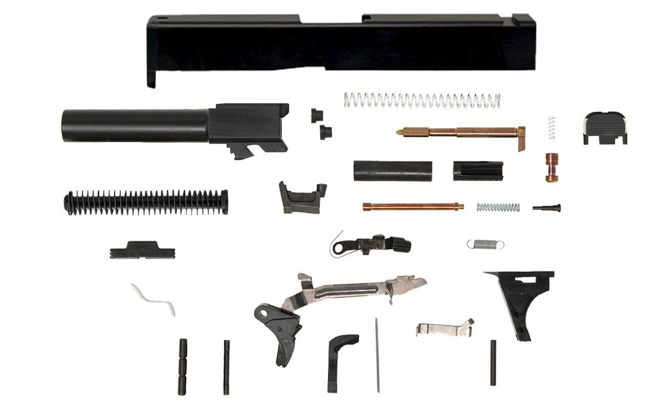 Image of Glock® 19 Compatible Pistol Build Kit w/ Rear Serrated Slide