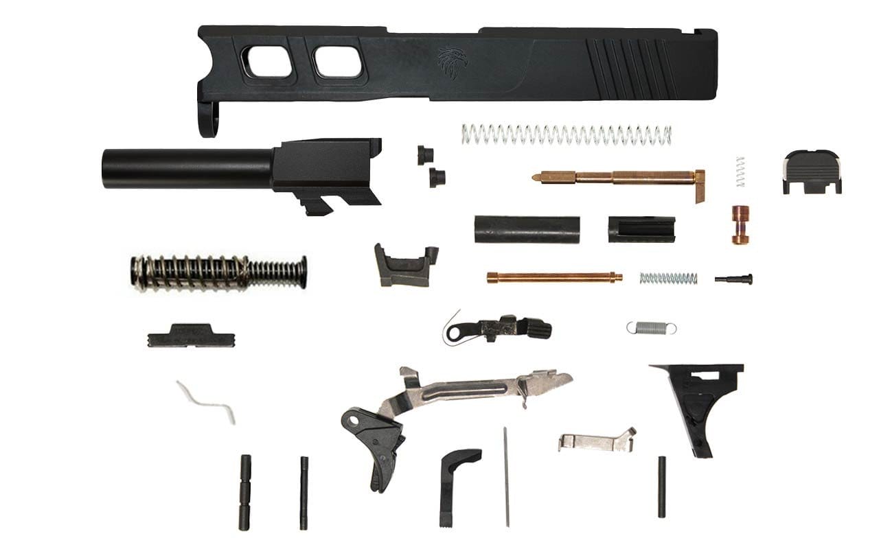 Image of Glock® 43 Compatible Pistol Build Kit w/ Black Elite Slide