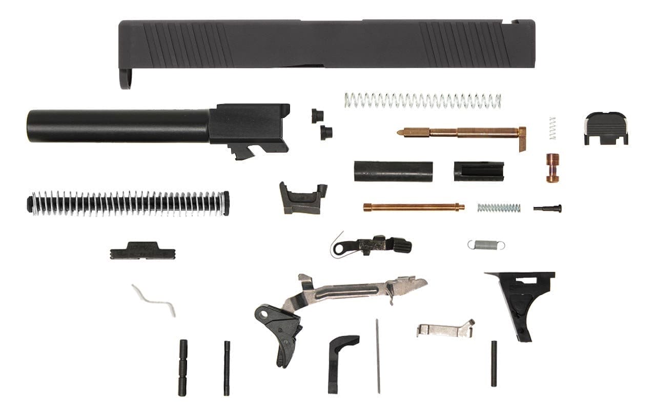 Image of Glock® 17 Compatible Pistol Build Kit w/ Front & Rear Serrated Slide