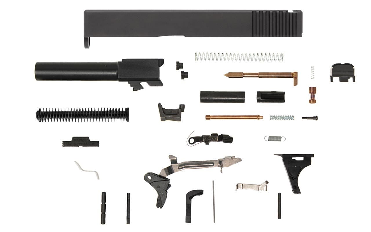 Image of Glock® 19 Compatible Pistol Build Kit w/ Rear Serrated Slide