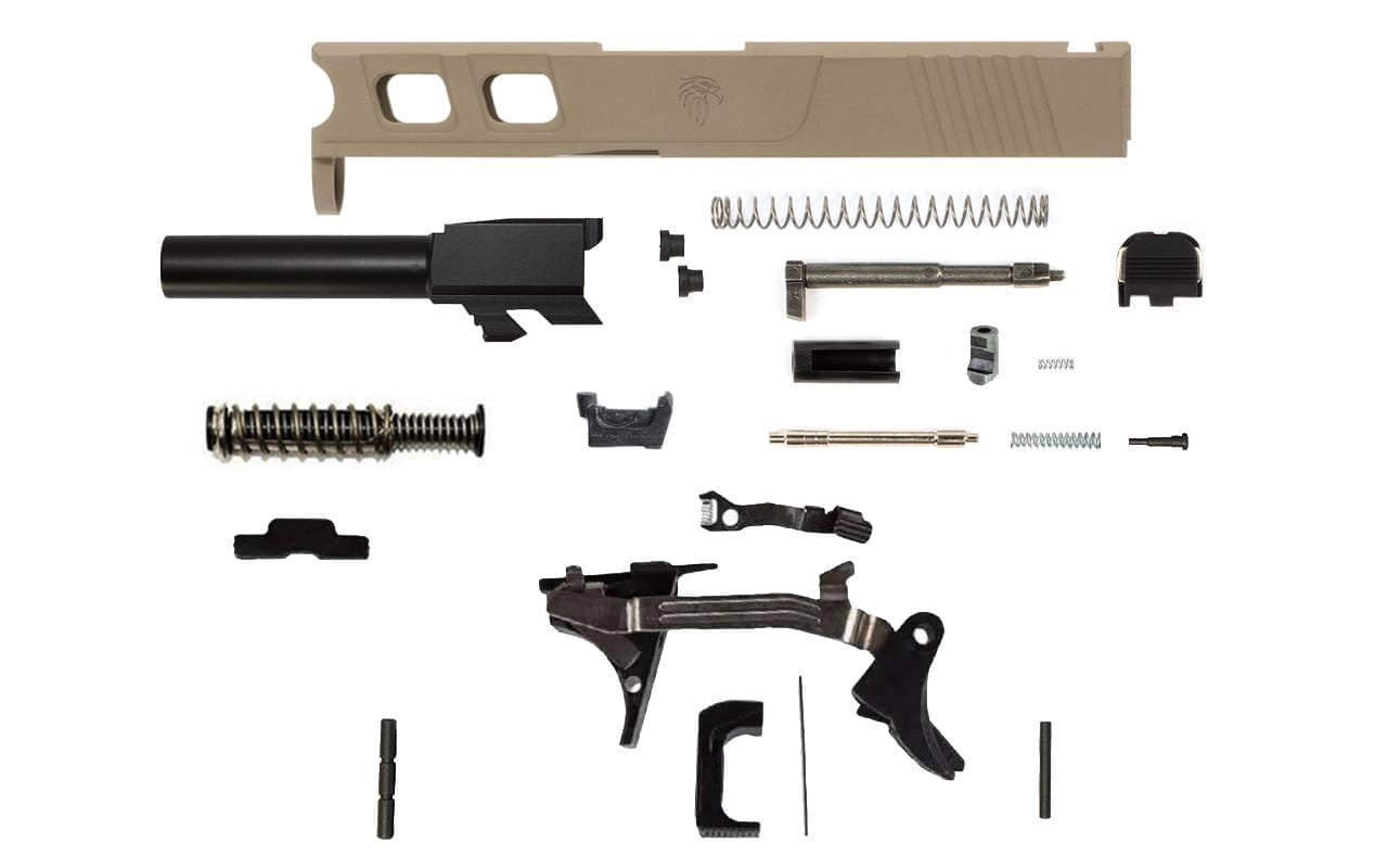 Image of Glock® 43 Compatible Pistol Build Kit w/ FDE Elite Slide