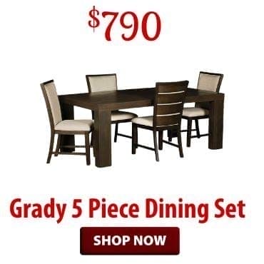 5 Piece dining set at \\$790