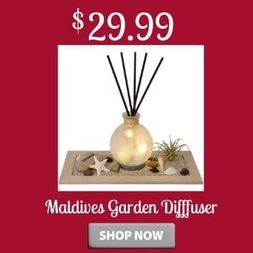 Maldives garden diffuser at \\$29.99