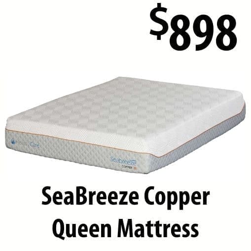 Seabreeze queen mattress at \\$898