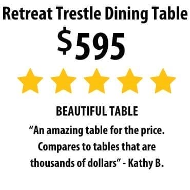 Table at \\$595 