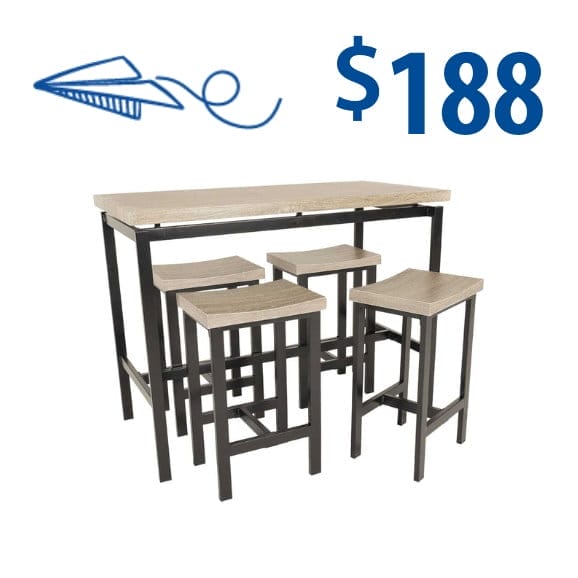 5 piece dining set at \\$188