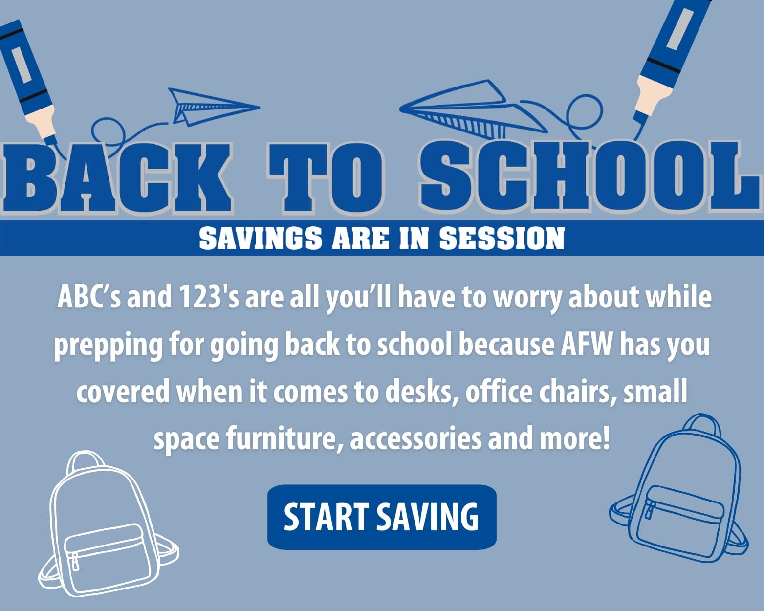 Back To School Savings are in Session!