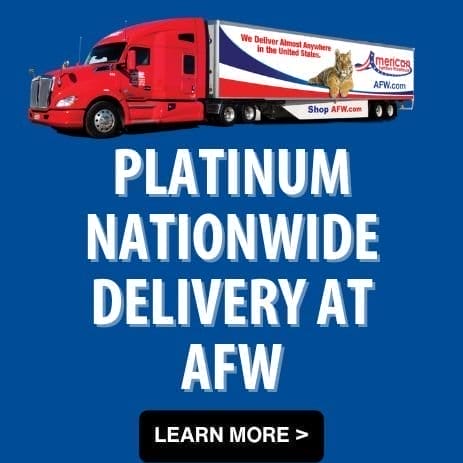 Platinum nationwide delivery at AFW