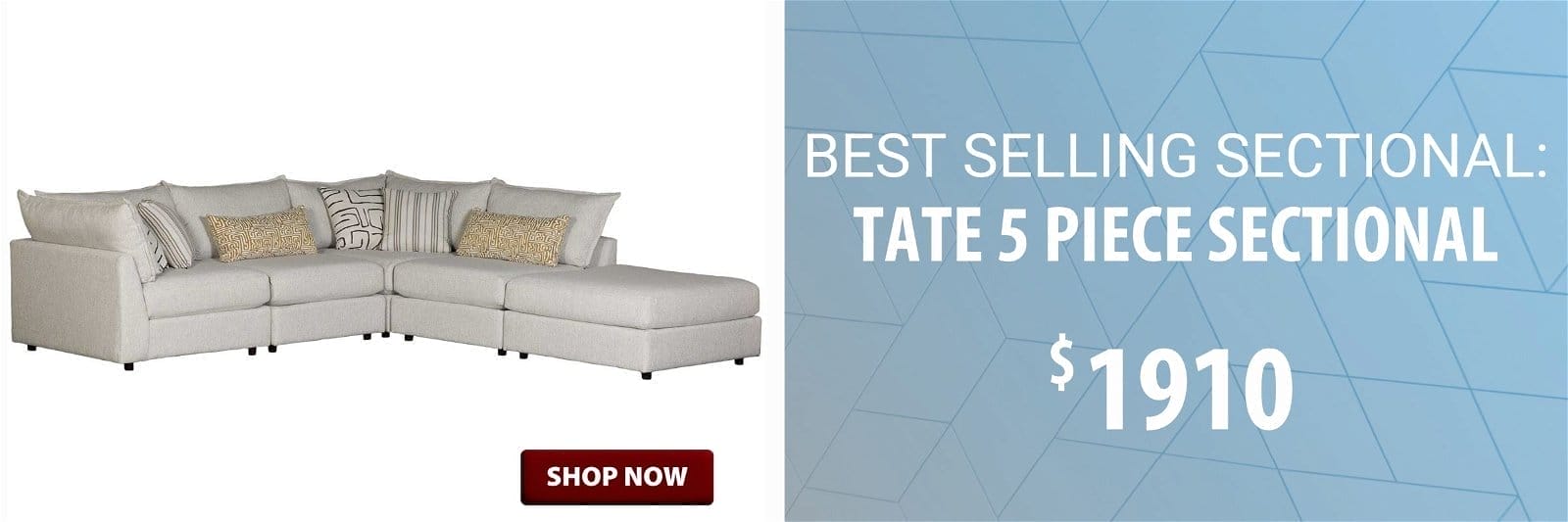 Best selling sectional at \\$1910