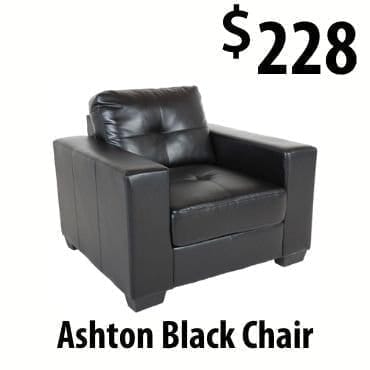 Ashton Black chair at \\$228