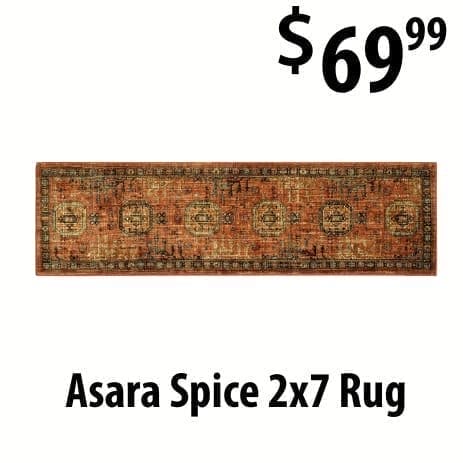 Spice Rug at \\$69.99