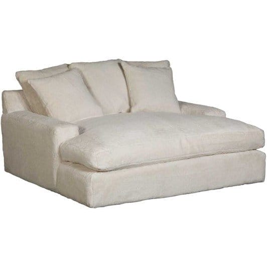 Luxe Pearl Beige Double Chaise