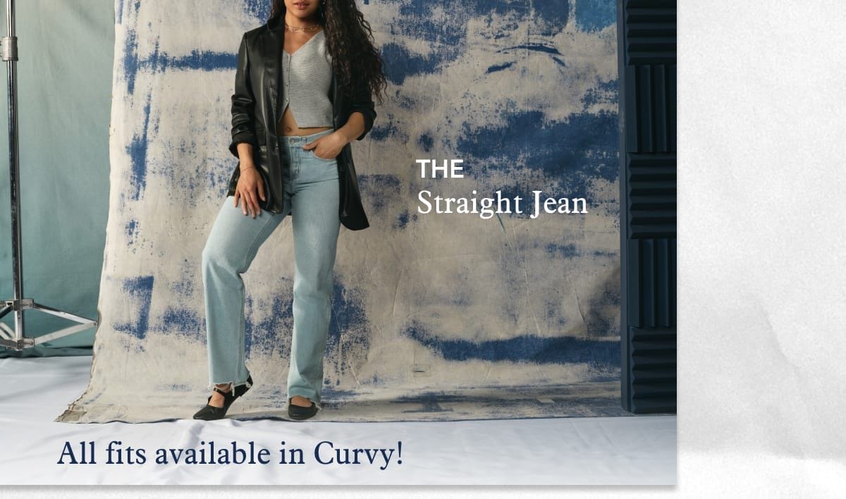 The Straight Jean | All fits available in Curvy!