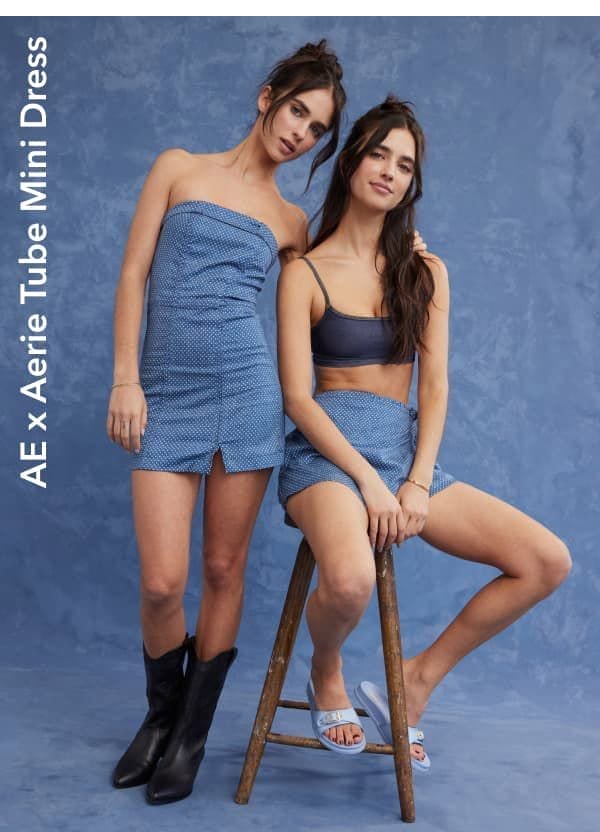 AE x Aerie Tube Mini Dress