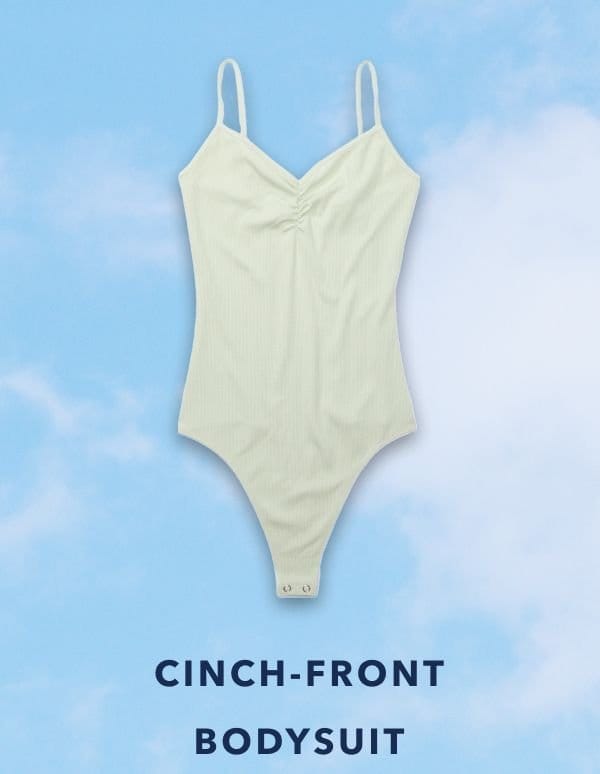 Cinch-Front Bodysuit