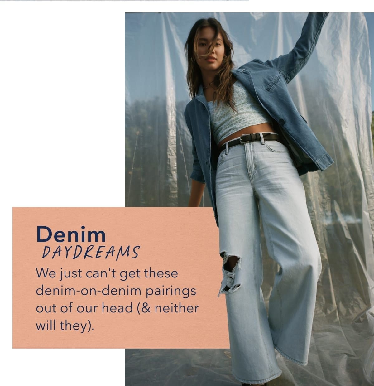 Denim Daydreams | We just can't get these denim-on-denim pairings out of our head (& neither will they). 