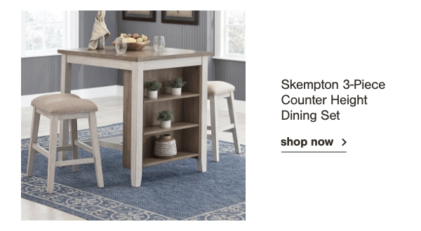 Skempton 3-piece counter height dining set shop now