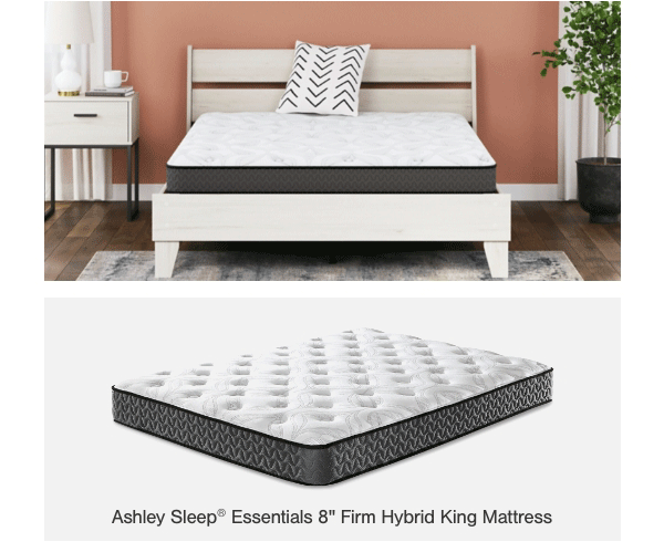 Ashley Sleep Essentials 8'' Firm Hybrid King Mattress