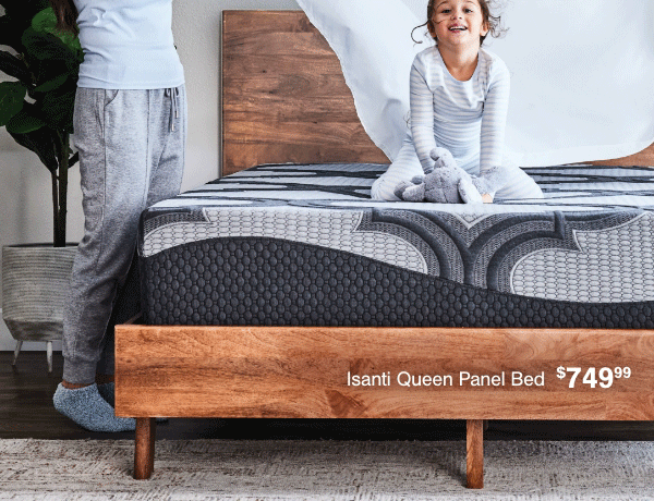 Isanti Queen Panel Bed \\$749.99