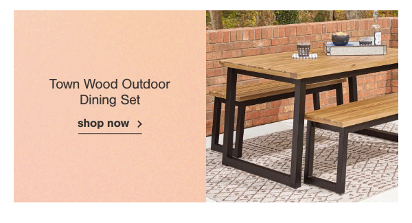 Town Wood Outdoor Dining Set shop now