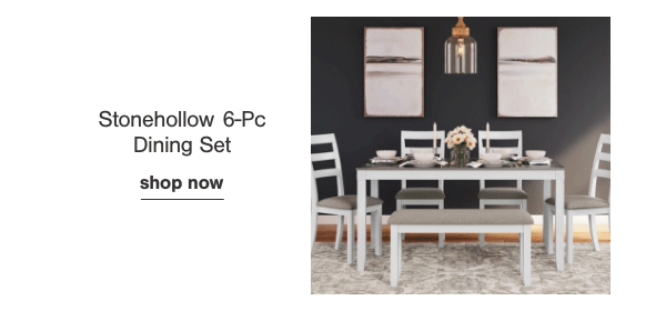 Stonehollow 6-pc Dining Set shop now