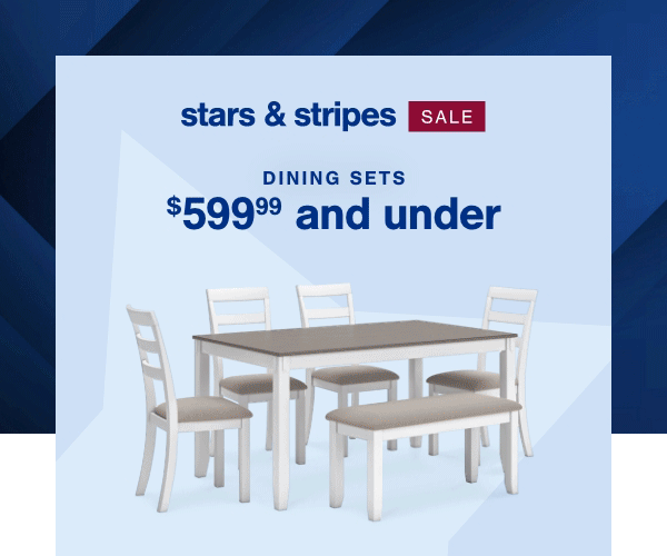 stars & stripes sale Dining Sets \\$599.99 and Under 