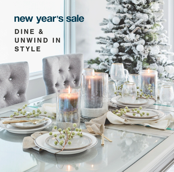 New Year's Sale Dine & Unwind in Style