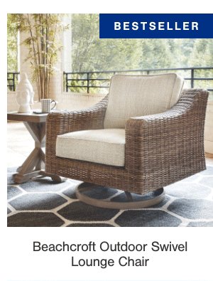 Beachcroft Outdoor Swivel Lounge Chair 