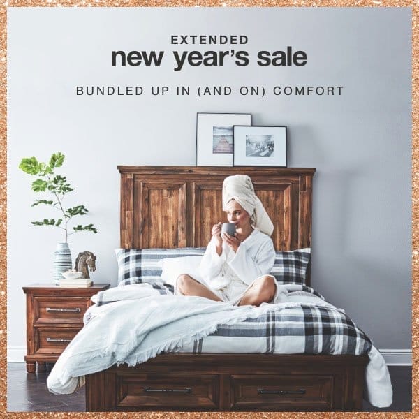 Extended New Year's Sale Bundled Up in (and on) Comfort