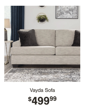 Vayda Sofa \\$499.99