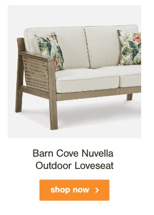 Barn Cove Nuvella Outdoor Loveseat shop now