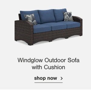 Windglow Outdoor Sofa with Cushion shop now