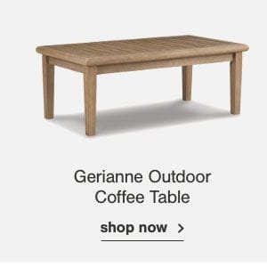 Gerianne Outdoor Coffee Table Shop now